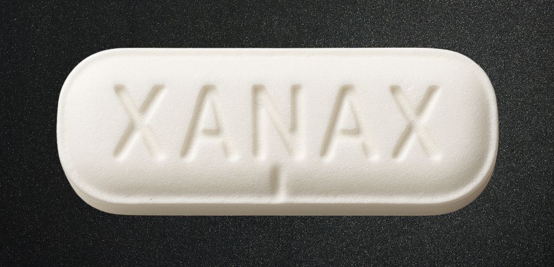 image of Xanax tablet to visually represent the medication